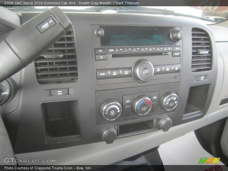 Stealth Gray Metallic / Dark Titanium 2008 GMC Sierra 1500 Extended Cab 4x4