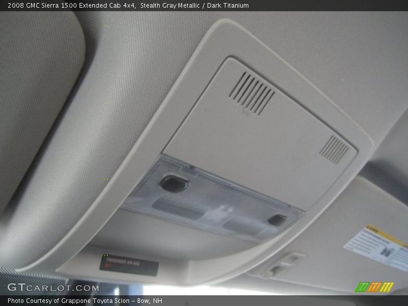 Stealth Gray Metallic / Dark Titanium 2008 GMC Sierra 1500 Extended Cab 4x4