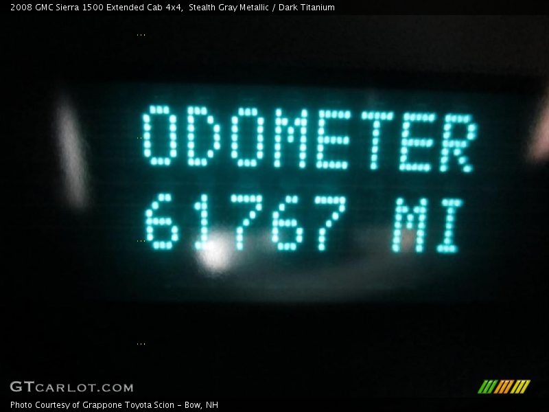 Stealth Gray Metallic / Dark Titanium 2008 GMC Sierra 1500 Extended Cab 4x4