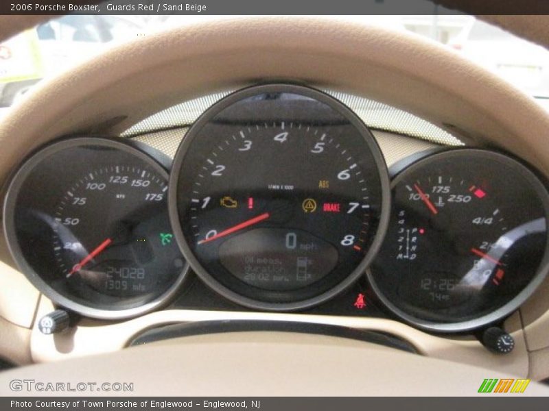 Guards Red / Sand Beige 2006 Porsche Boxster