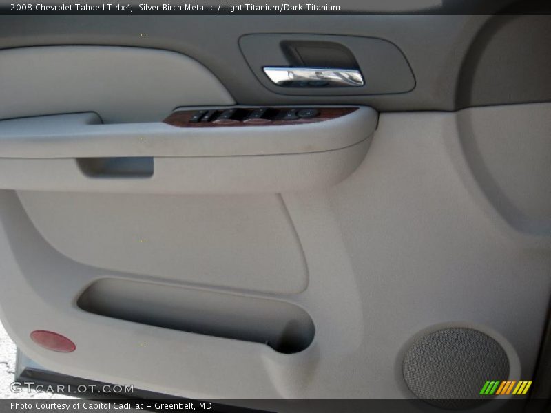 Silver Birch Metallic / Light Titanium/Dark Titanium 2008 Chevrolet Tahoe LT 4x4