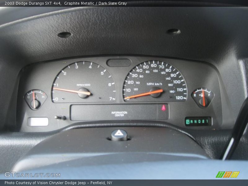 Graphite Metallic / Dark Slate Gray 2003 Dodge Durango SXT 4x4
