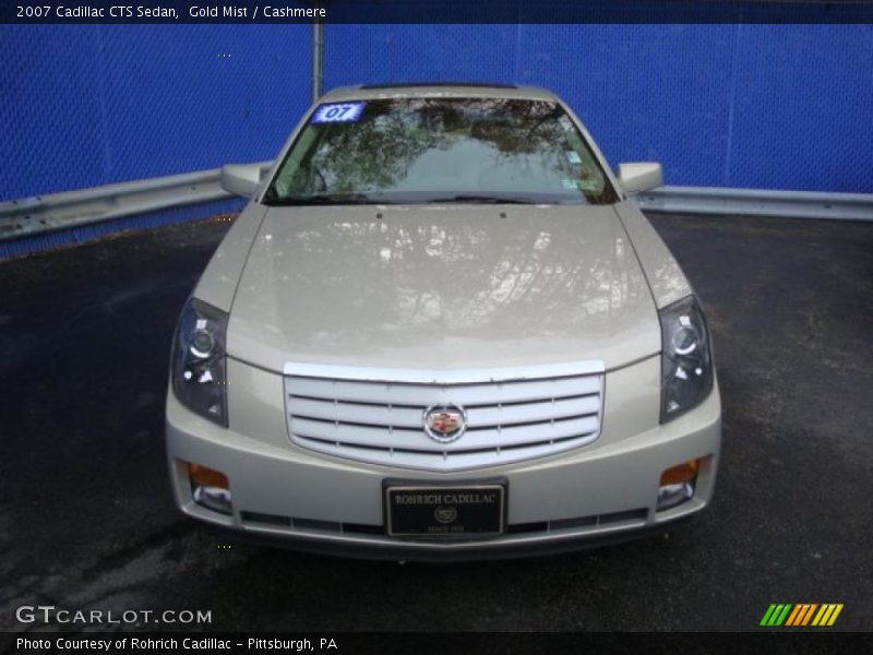Gold Mist / Cashmere 2007 Cadillac CTS Sedan