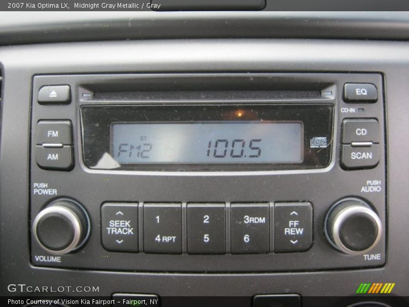 Midnight Gray Metallic / Gray 2007 Kia Optima LX