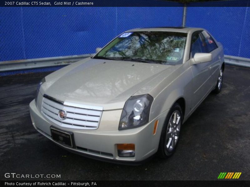 Gold Mist / Cashmere 2007 Cadillac CTS Sedan