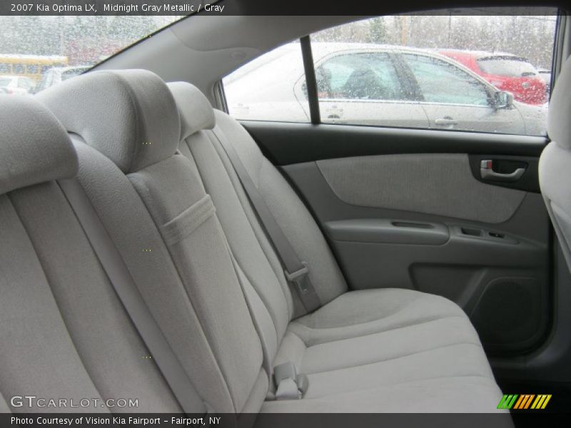 Midnight Gray Metallic / Gray 2007 Kia Optima LX