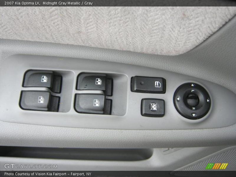 Midnight Gray Metallic / Gray 2007 Kia Optima LX
