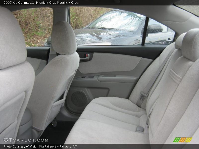 Midnight Gray Metallic / Gray 2007 Kia Optima LX