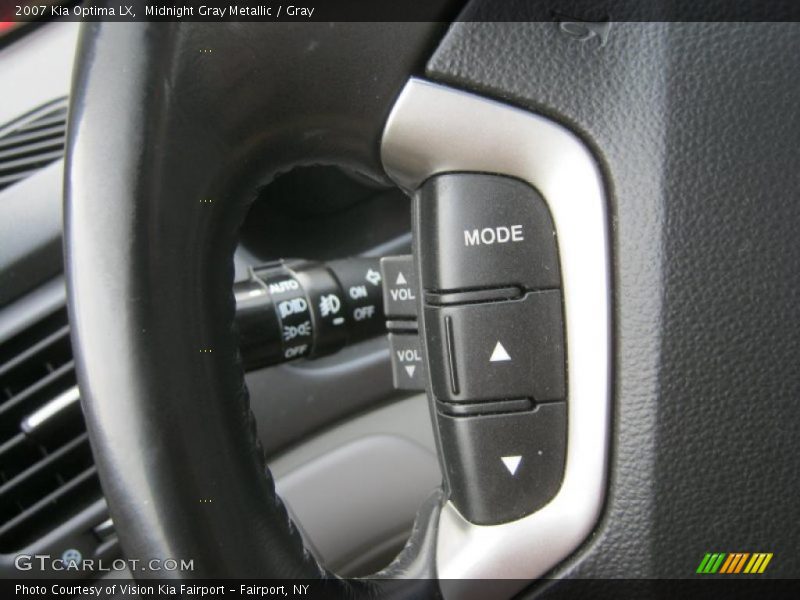 Midnight Gray Metallic / Gray 2007 Kia Optima LX
