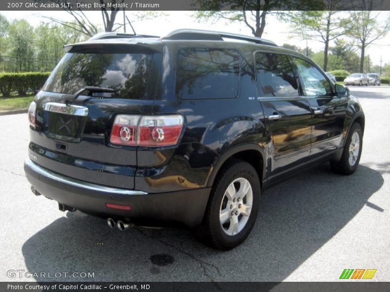 Deep Blue Metallic / Titanium 2007 GMC Acadia SLT