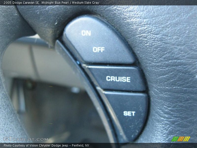 Midnight Blue Pearl / Medium Slate Gray 2005 Dodge Caravan SE