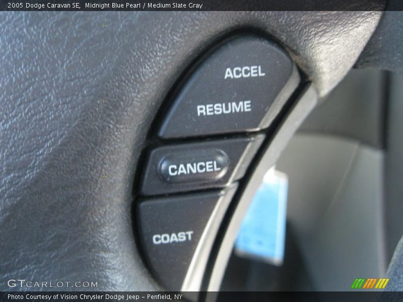 Midnight Blue Pearl / Medium Slate Gray 2005 Dodge Caravan SE