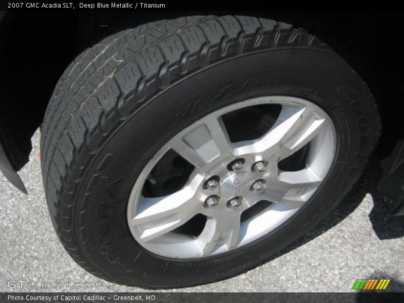 Deep Blue Metallic / Titanium 2007 GMC Acadia SLT