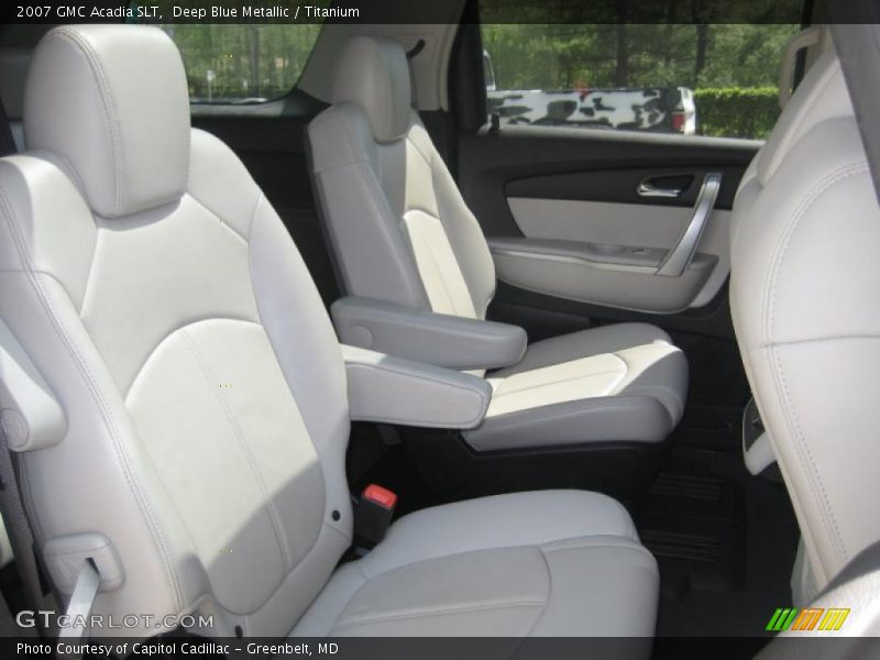 Deep Blue Metallic / Titanium 2007 GMC Acadia SLT