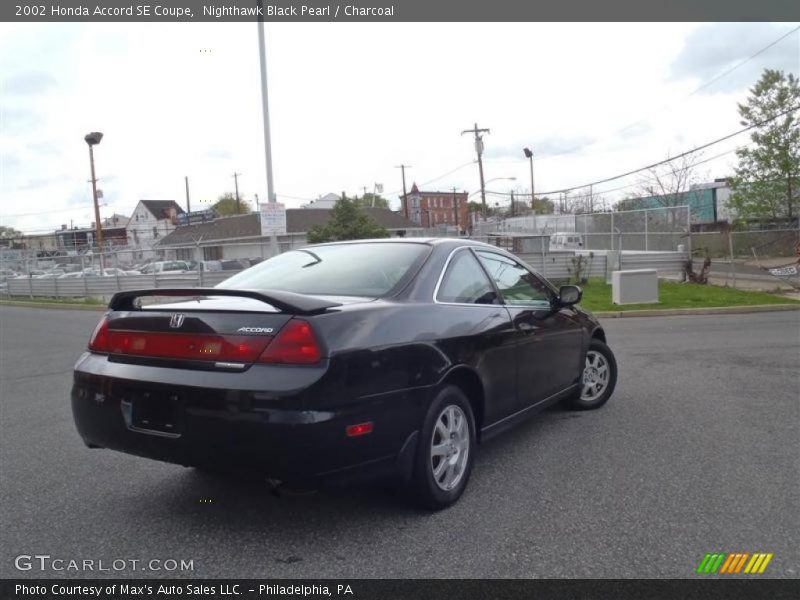 Nighthawk Black Pearl / Charcoal 2002 Honda Accord SE Coupe