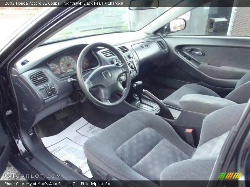  2002 Accord SE Coupe Charcoal Interior