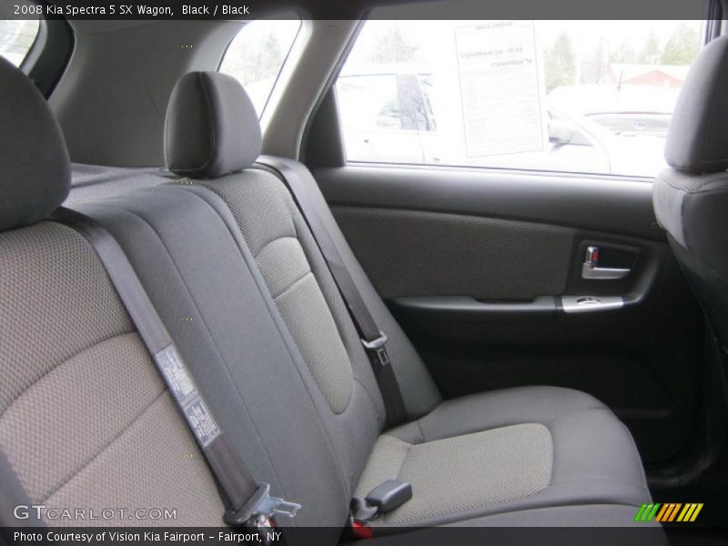 Black / Black 2008 Kia Spectra 5 SX Wagon