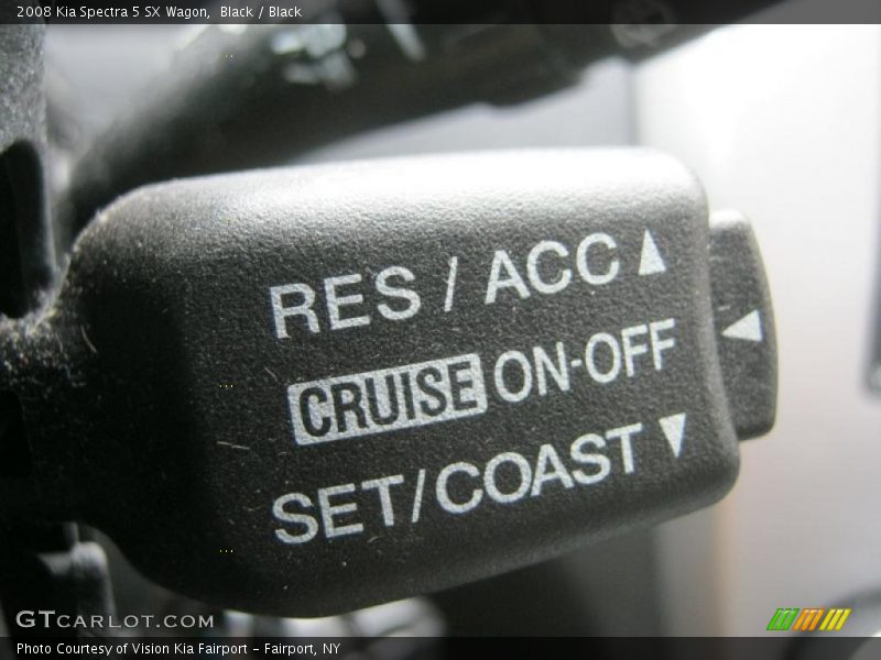 Black / Black 2008 Kia Spectra 5 SX Wagon