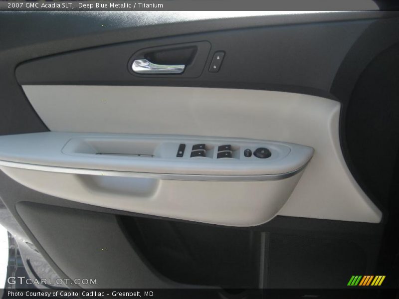 Deep Blue Metallic / Titanium 2007 GMC Acadia SLT