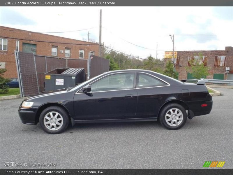 Nighthawk Black Pearl / Charcoal 2002 Honda Accord SE Coupe