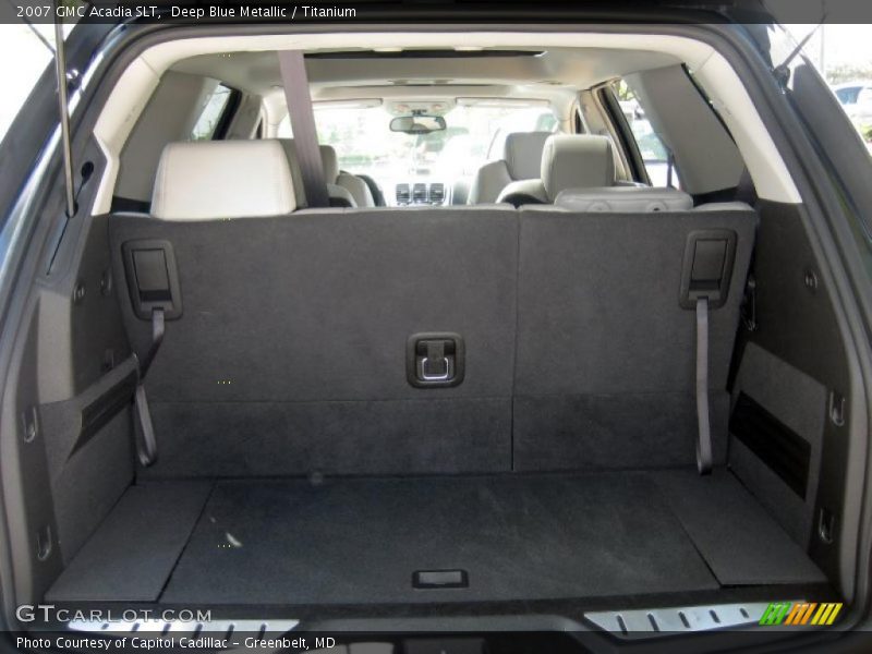 Deep Blue Metallic / Titanium 2007 GMC Acadia SLT