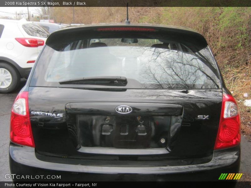 Black / Black 2008 Kia Spectra 5 SX Wagon