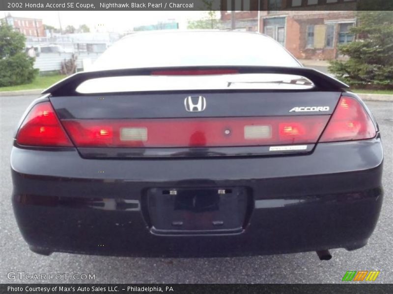 Nighthawk Black Pearl / Charcoal 2002 Honda Accord SE Coupe