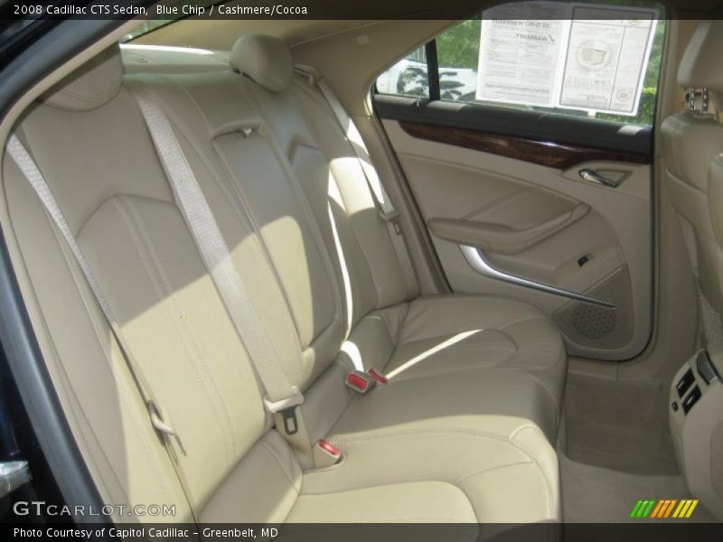 Blue Chip / Cashmere/Cocoa 2008 Cadillac CTS Sedan