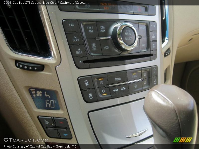 Blue Chip / Cashmere/Cocoa 2008 Cadillac CTS Sedan