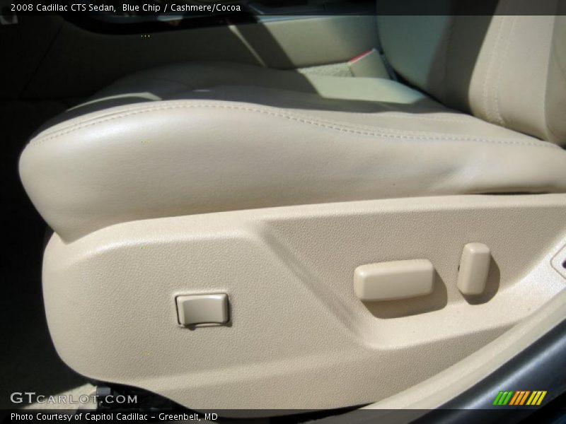 Blue Chip / Cashmere/Cocoa 2008 Cadillac CTS Sedan