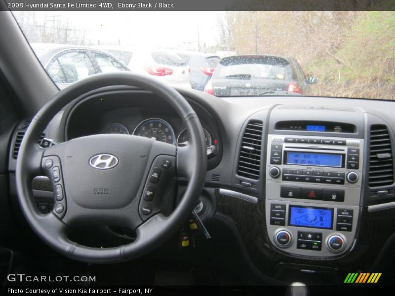 Ebony Black / Black 2008 Hyundai Santa Fe Limited 4WD