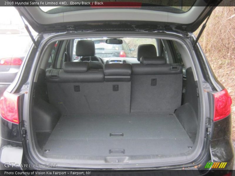 Ebony Black / Black 2008 Hyundai Santa Fe Limited 4WD