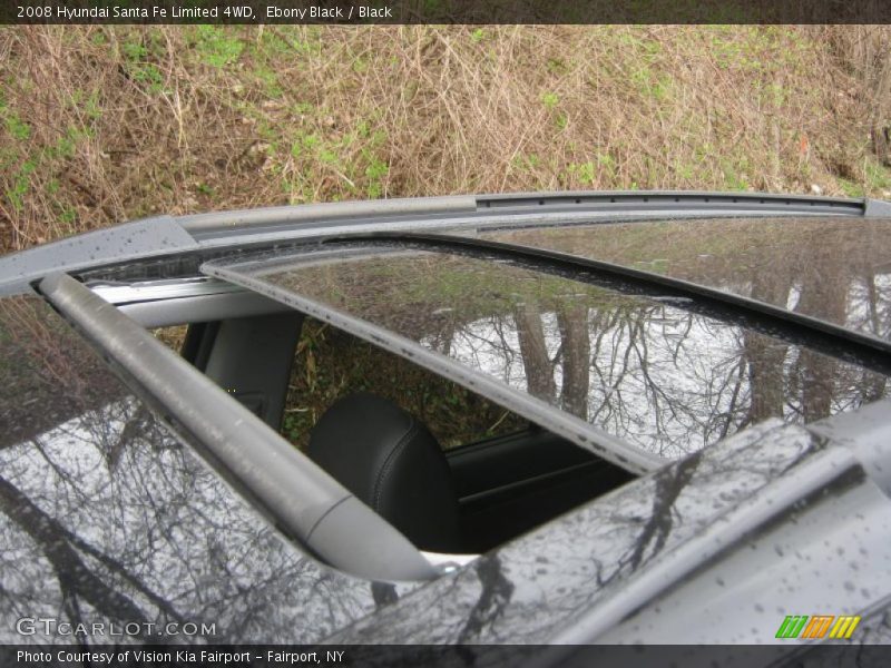 Ebony Black / Black 2008 Hyundai Santa Fe Limited 4WD