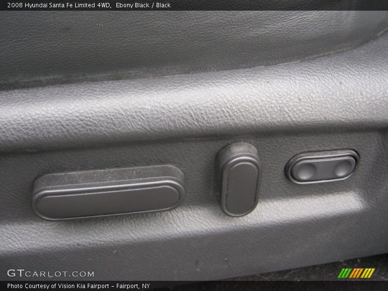 Ebony Black / Black 2008 Hyundai Santa Fe Limited 4WD