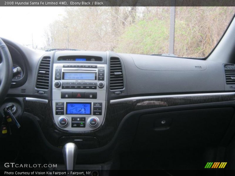 Ebony Black / Black 2008 Hyundai Santa Fe Limited 4WD