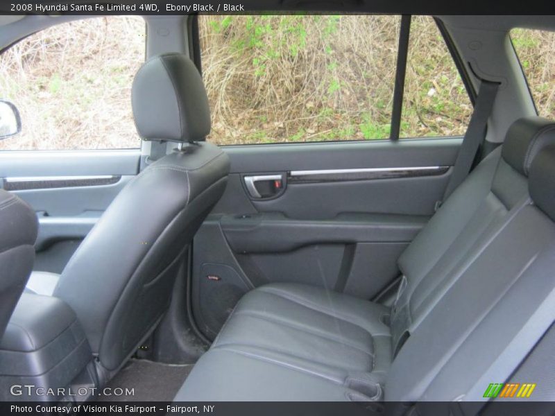 Ebony Black / Black 2008 Hyundai Santa Fe Limited 4WD