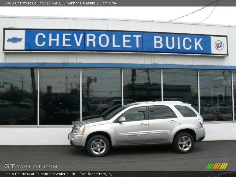 Silverstone Metallic / Light Gray 2008 Chevrolet Equinox LT AWD