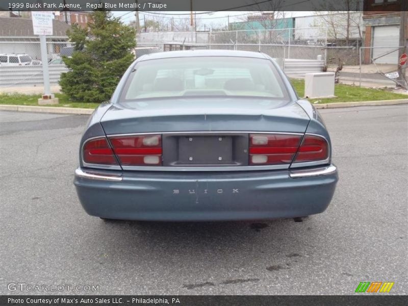Regal Blue Metallic / Taupe 1999 Buick Park Avenue