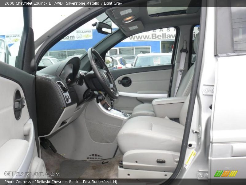 Silverstone Metallic / Light Gray 2008 Chevrolet Equinox LT AWD