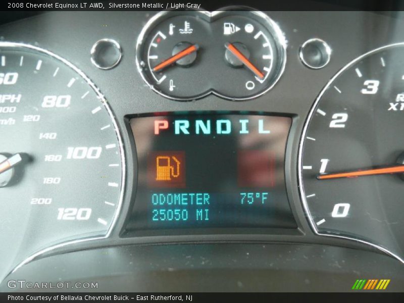 Silverstone Metallic / Light Gray 2008 Chevrolet Equinox LT AWD