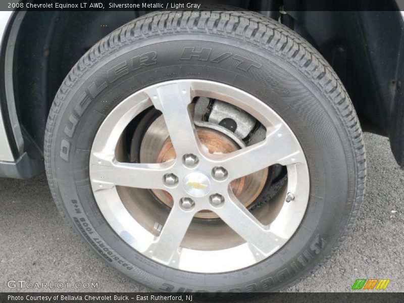 Silverstone Metallic / Light Gray 2008 Chevrolet Equinox LT AWD