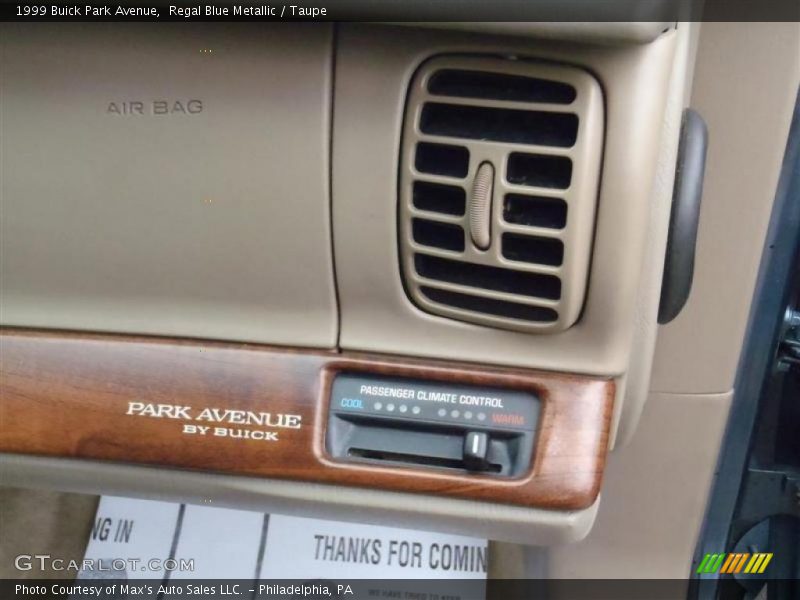 Controls of 1999 Park Avenue 
