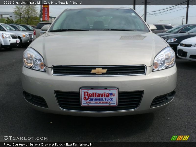 Gold Mist Metallic / Neutral 2011 Chevrolet Impala LT