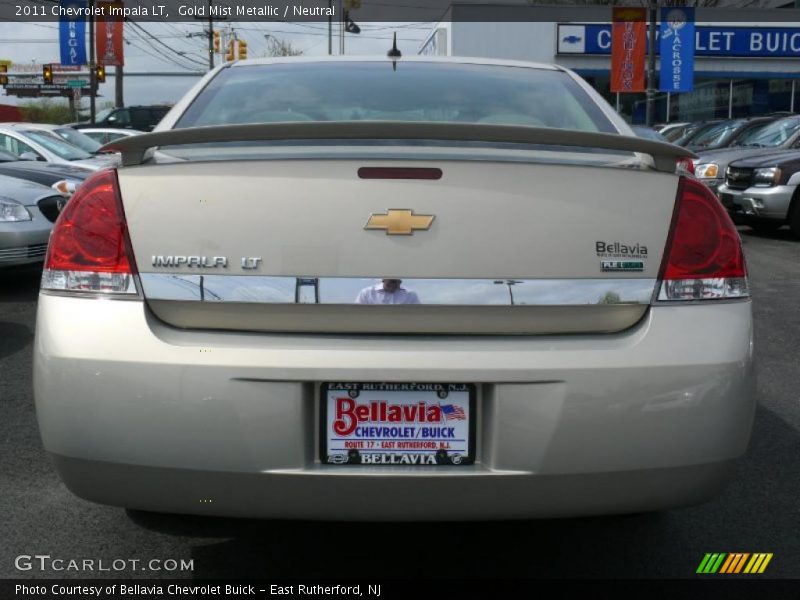 Gold Mist Metallic / Neutral 2011 Chevrolet Impala LT