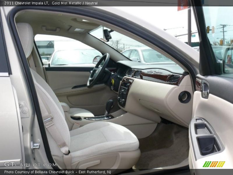 Gold Mist Metallic / Neutral 2011 Chevrolet Impala LT