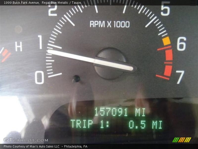 Regal Blue Metallic / Taupe 1999 Buick Park Avenue