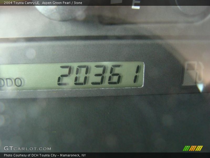 Aspen Green Pearl / Stone 2004 Toyota Camry LE