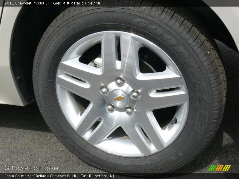 Gold Mist Metallic / Neutral 2011 Chevrolet Impala LT