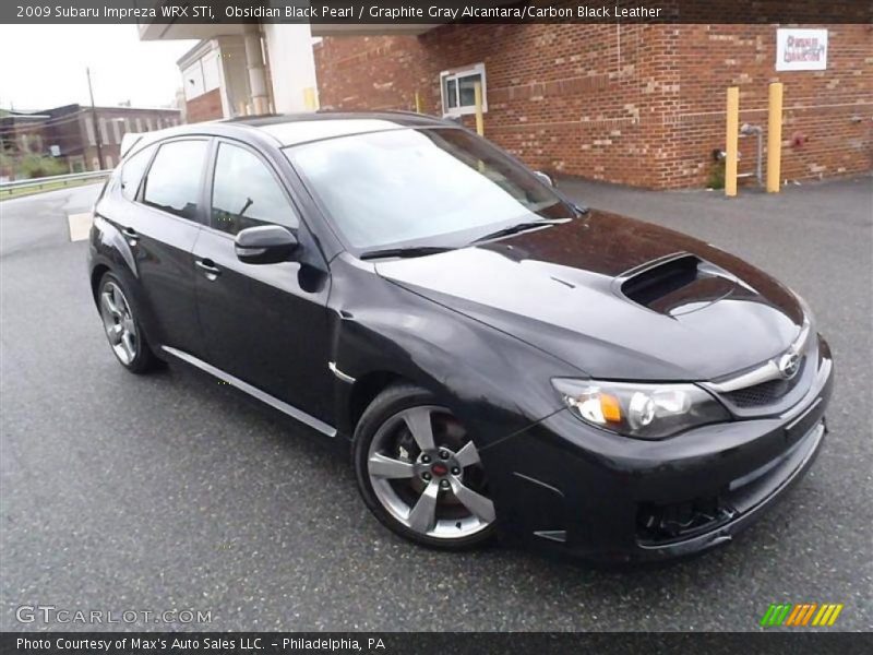 Front 3/4 View of 2009 Impreza WRX STi