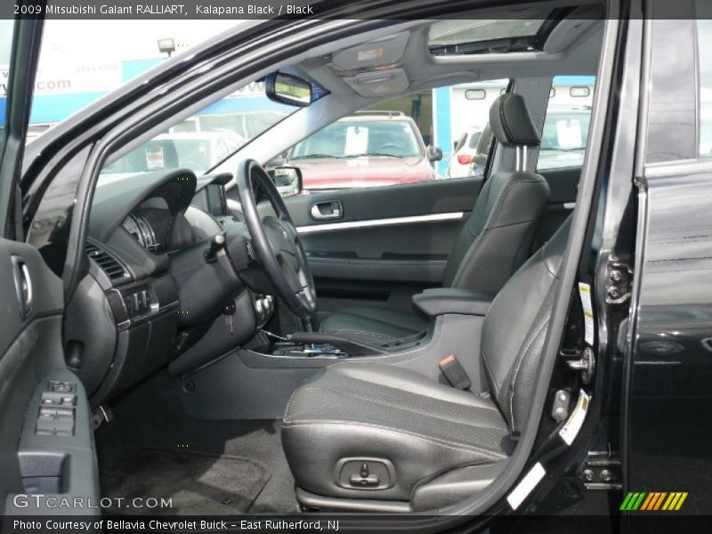  2009 Galant RALLIART Black Interior